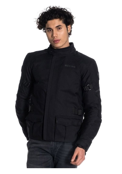 Scudo Vivaldi 4 Mevsim Motosiklet Ceketi - Siyah/siyah - 3xl
