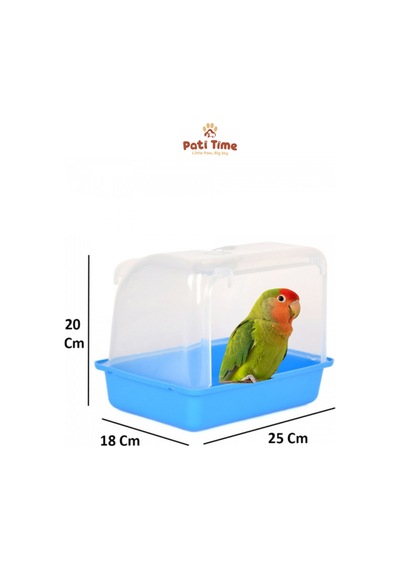 Dev Boy Sultan Papağanı Jako Papağanı Banyosu Kuş Banyoluk 20x25cm