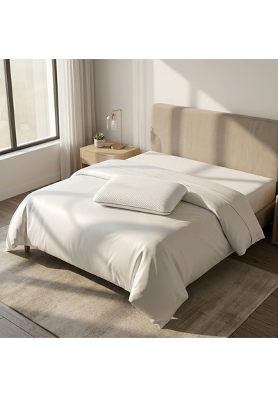 Comfort %100 Visco Boyun Destekli Antibakteriyel Ortopedik Yastık Beyaz