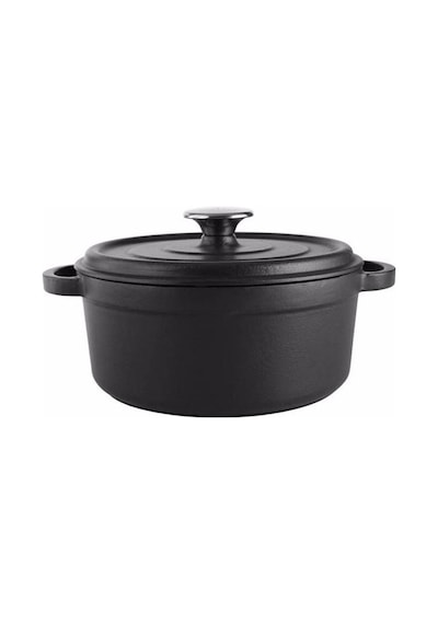 Porland Sapore Siyah Döküm Derin Tencere 20 Cm 04fst002567 Siyah