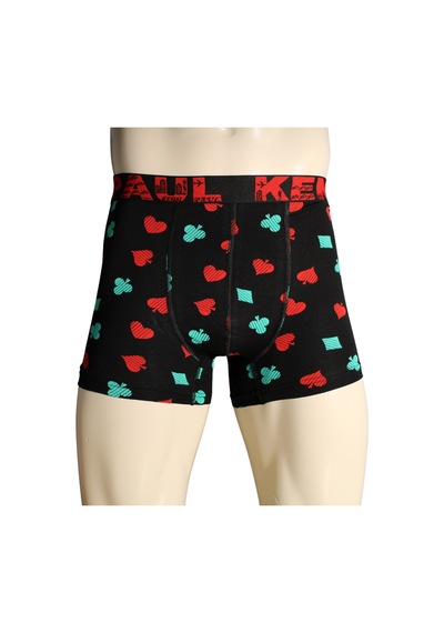 Kennpaul 7'li Desenli Karışık Erkek Pamuk Boxer Yumuşak Kumaş Çok Renkli