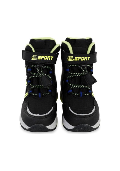 Boots Erkek Çocuk Bot 31-36 Numara - Siyah 33 Siyah-fosfor Sarı