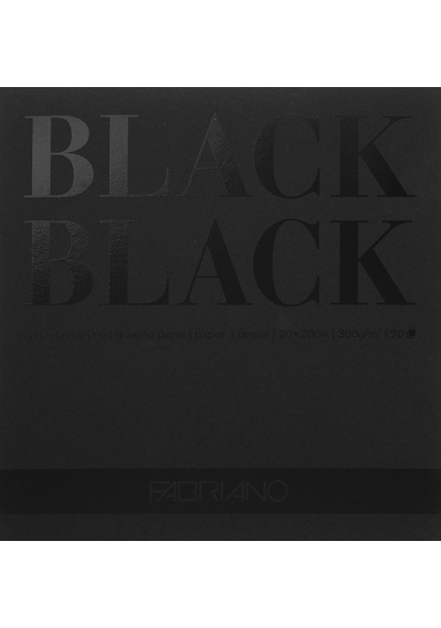 Fabriano Black Pad 20X20 Cm 300Gr. 20 Yaprak