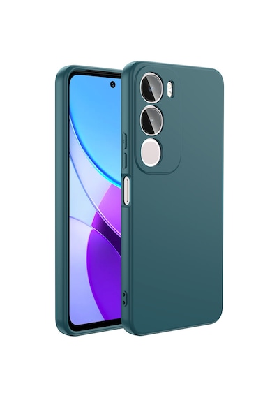 Vivo Y19s Kılıf Yumuşak Silikon Kamera Korumalı Lansman Celikaksesuar Lacivert