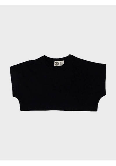 R.g Kız Çocuk Pamuklu Basic Crop T-shirt-15860 Siyah R.g Kız Çocuk Pamuklu Basic Crop T-shirt-15860 Siyah