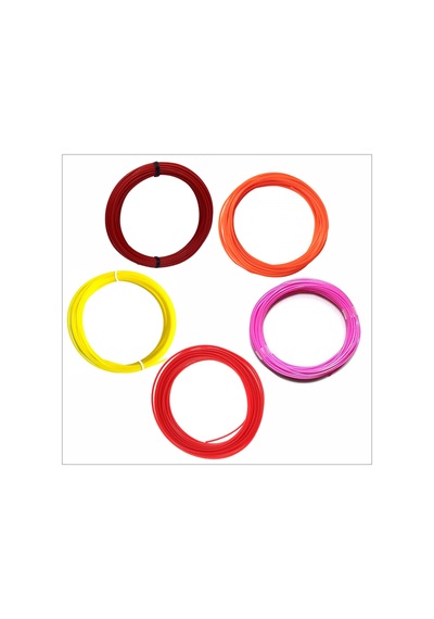 3d Kalem İçin Karışık Tema Sarı,turuncu,kırmızı,bordo,pembe Pla Filament Seti