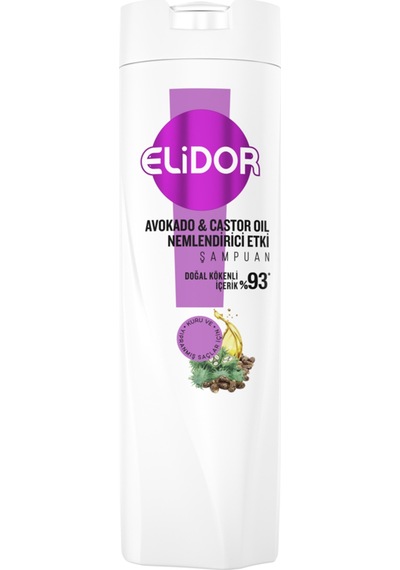 Elidor Avokado & Castor Oil Şampuan 400 Ml 5 Adet
