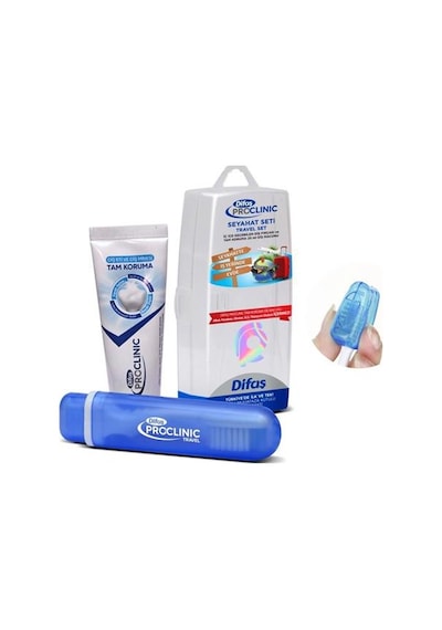 Difaş ProClinic Seyahat Çanta Diş Macunu Fırça Özel Kutulu Set Ko