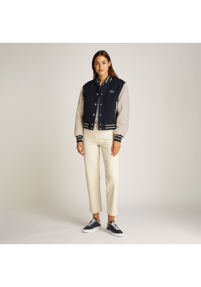 Tommy Hilfiger Tjw Wool Varsity Ext Kadın Mavi Ceket 026 Dw0dw19320 Lacivert