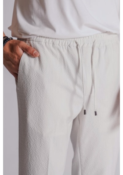 Braccas Erkek Yandan Cepli Beli Lastikli Slim Fit Chino Pantolon Açık Gri AÇIK GRİ Açık Gri