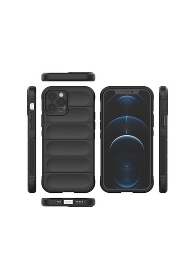 Apple iPhone Uyumlu, 12 Pro Kılıf Optimum Silikon - Siyah