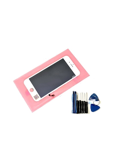 Tkgz Apple Uyumlu iPhone 8 Lcd Ekran Dokunmatik Lw Marka Tamir Seti Beyaz