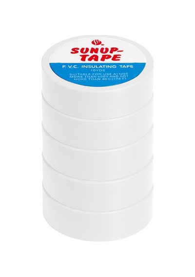Sn-27924 Beyaz 0.13x18mm İzole Pvc Elektrik Yalıtım Bant 5 Li Paket 1 Adet