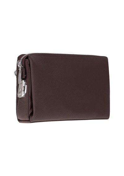 Bloominbag Forte Wrist Espresso Roast Unisex Kilitli Clutch Çanta Kahverengi