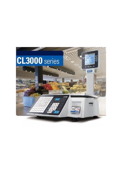 Cas Cl3000-p 15 Kg Barkodlu Terazi