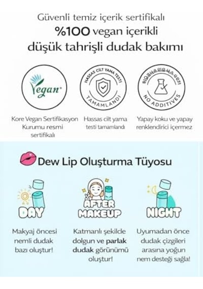 Aqua Moisture Plumping Lipcerin Nemlendirici Dolgunlaştırıcı Dudak Balmı 15 Ml