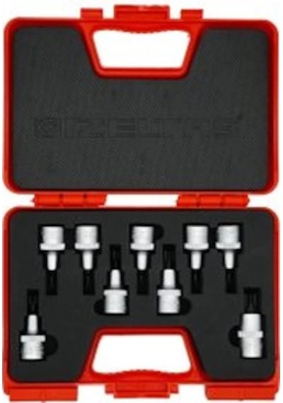 İzeltaş 1113 00 6009 1/2'' Lokmalı Torx Uç Takımı 9 Parça