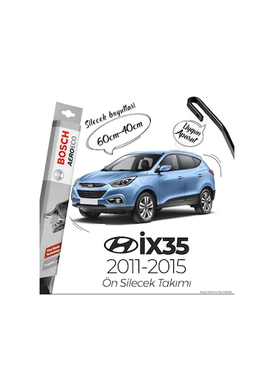 Hyundai İx35 Muz Silecek Takımı 2011-2015 Bosch Aeroeco