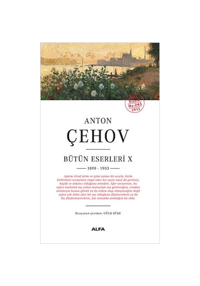 Anton Çehov Bütün Eserleri 13 Ciltli + Anton Çehov Bütün Eserleri 10 + Okuma Sticker'ları