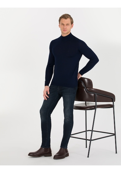 Pierre Cardin Erkek Lacivert Triko Kazak 50257313-vr033 Lacivert