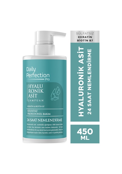 Daily Perfection Pro Hyaluronik Asit Şampuan 450 ML
