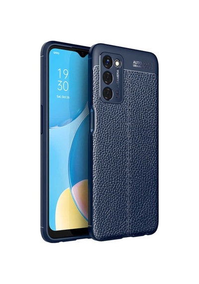 Oppo A55 5G Kılıf Deri Tarzı Niss Silikon Case