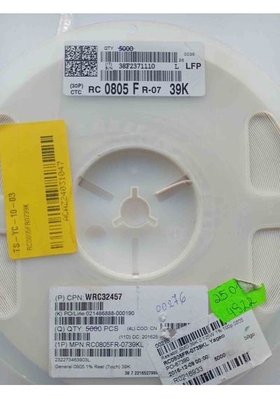 Rc0805fr0739k 500 Adet