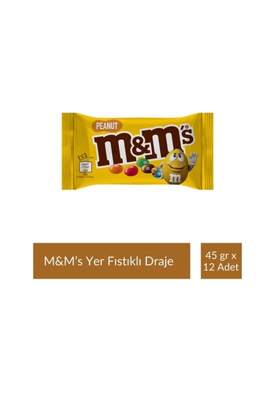 M&m's Yer Fıstıklı 45 Gr X 12 Adet