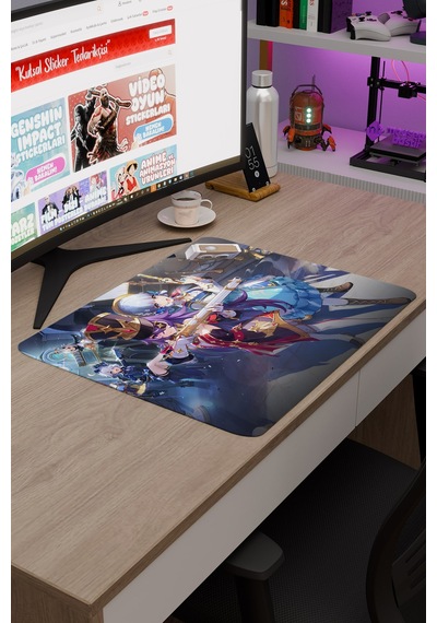 Chevreuse Genshin Impact Anime Gacha V5 - 48x40 Xl Gaming Mouse Pad Fare Altlığı