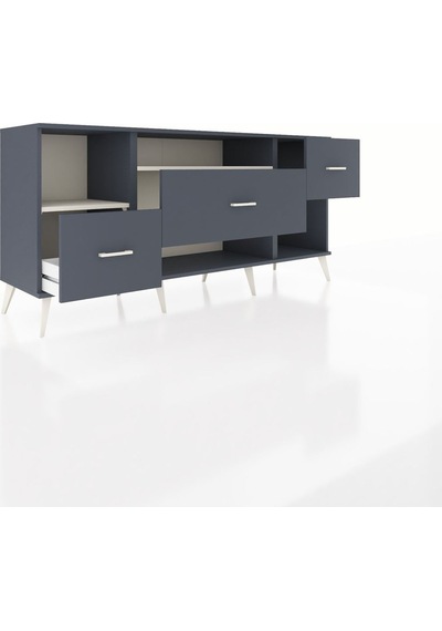 Hyperion Konsol 2 Raflı 3 Çekmeceli 176x44x83 Antrasit-aytaşı/antrasit Aytaşı/antrasit Hyperion Konsol 2 Raflı 3 Çekmeceli 176x44x83 Antrasit-aytaşı/antrasit Aytaşı/antrasit