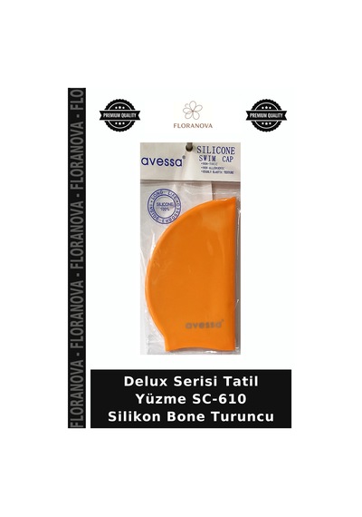 Delux Serisi Tatil Yüzme Sc-610 Silikon Bone Turuncu