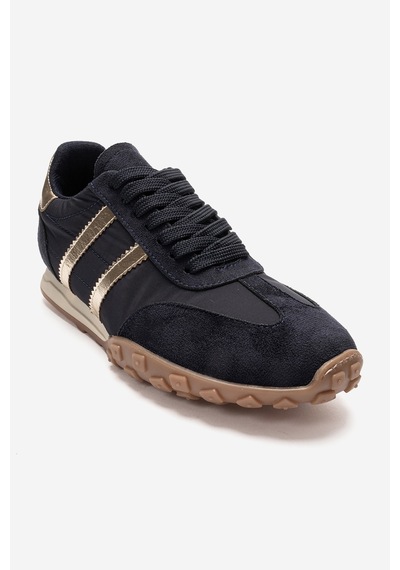 Flux Lacivert Süet Kadın Günlük Sneaker