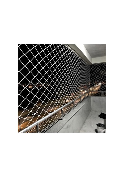 2,50 X 9 Metre Çocuk Güvenlik Filesi Kalınlık 3 Mm Balkon Güvenlik Filesi Kedi Güvenlik Filesi File
