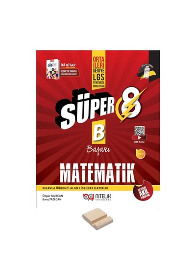 Lgs 8. Sınıf Yeni Nesil B Serisi Süper Matematik Soru Bankası