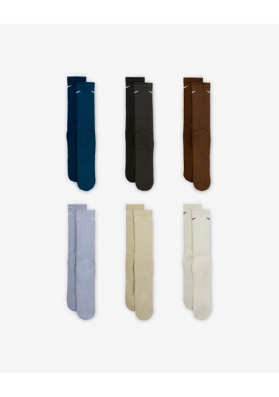 Nike Everyday Plus Destekli Antrenman Crew Çorapları 6 Çift Sx6897-970 Cok Renklı
