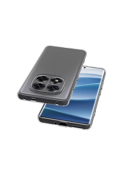 Xiaomi Redmi Note 14 Pro 4g Kılıf Zore Süper Silikon Kapak Seffaf