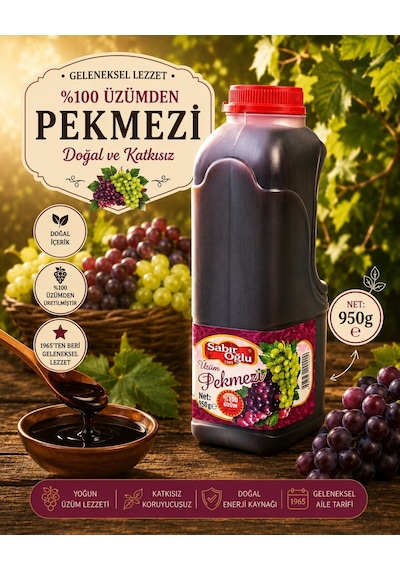 Sabıroğlu Üzüm Pekmezi 950 G
