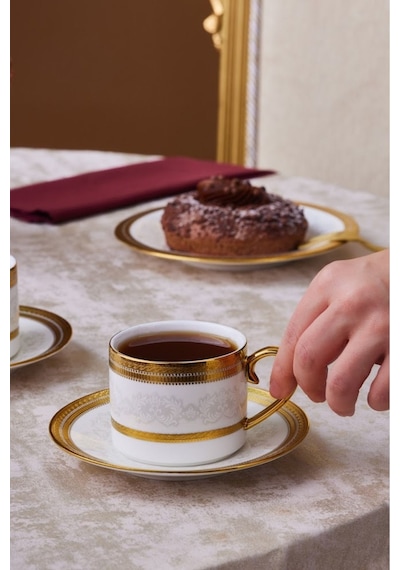Karaca  Royal Bone Charlotte 2 Kişilik Çay Fincan Takımı
