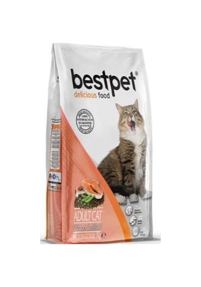 Bestpet Somonlu Kısırlaştırılmış Yetişkin Kedi Maması 15 KG