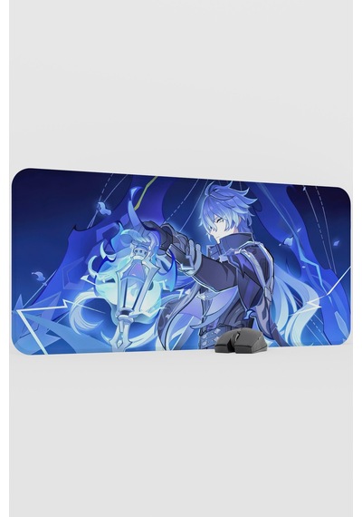 Flins Genshin Impact Anime Oyuncu V1 - 90x40 Xxl Gaming Mouse Pad Fare Altlığı