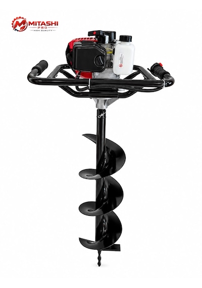 Mitashi Pro MTB EURO5 52CC Benzinli Toprak Burgu Makinesi - 20 CM