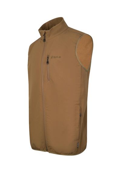 2As Wayne Merino Yünlü Unisex Yelek Kahve 001