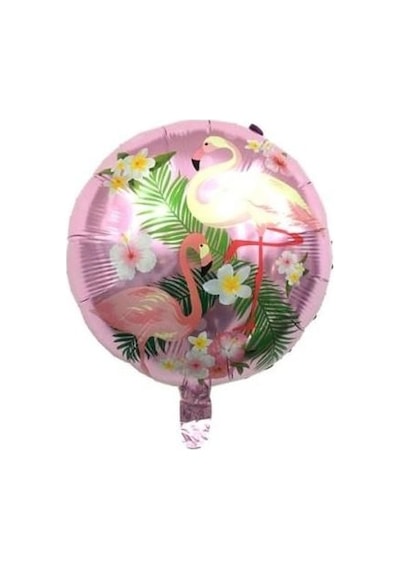 5'li Flamingo Temalı Folyo Balon Seti Doğum Günü Parti Balonu