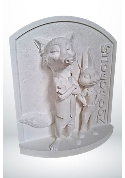 Zootropolis 15 Vm Boyutunda Beton Biblo Çocuk Boyama Etkinliği