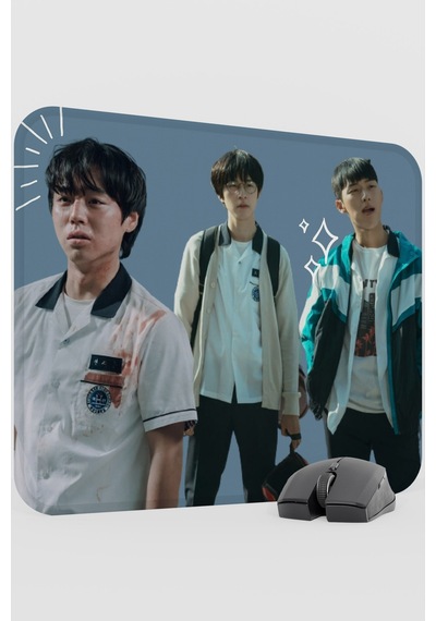 Weak Hero Class - K Drama V5 48x40 Xl Gaming Kauçuk Kaymaz Taban Mouse Pad Fare Altlığı