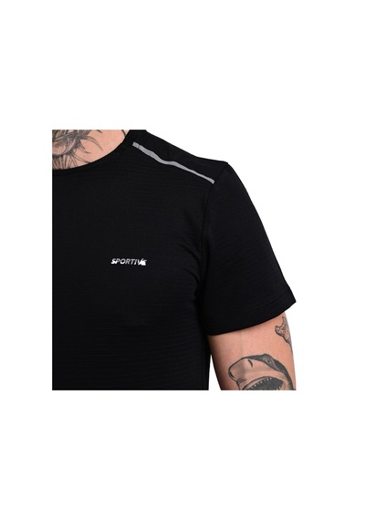 Sportive Conforto 3 Erkek Siyah Koşu T-shirt 24ke013-syh 1656298 SIYAH