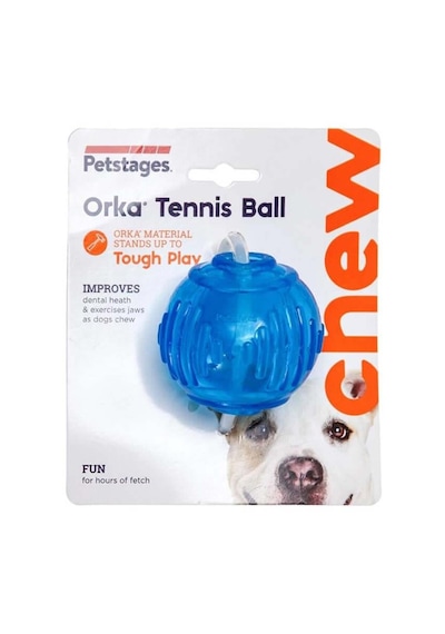 Petstages Orka Tennis Ball Ödül Maması Hazneli Top Köpek Oyuncağı - Parçalanmaya Dayanıklı