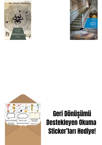 Örümcek Ağı + Hotel Savoy + Okuma Sticker'ları
