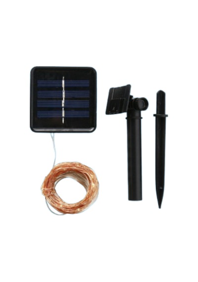 Techtic Noel Yılbaşı Ağacı Işığı Solar 100 Led Güneş Enerjili Ip6