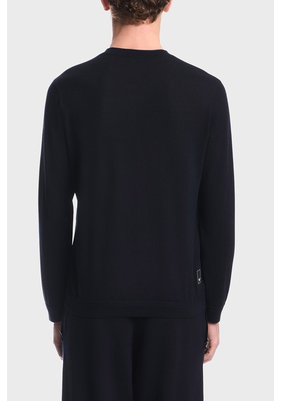 Emporio Armani % 100 Yün Regular Fit Bisiklet Yaka Kazak Erkek Kazak Em006225 Af27805 Ub118 Lacivert Emporio Armani % 100 Yün Regular Fit Bisiklet Yaka Kazak Erkek Kazak Em006225 Af27805 Ub118 Lacivert